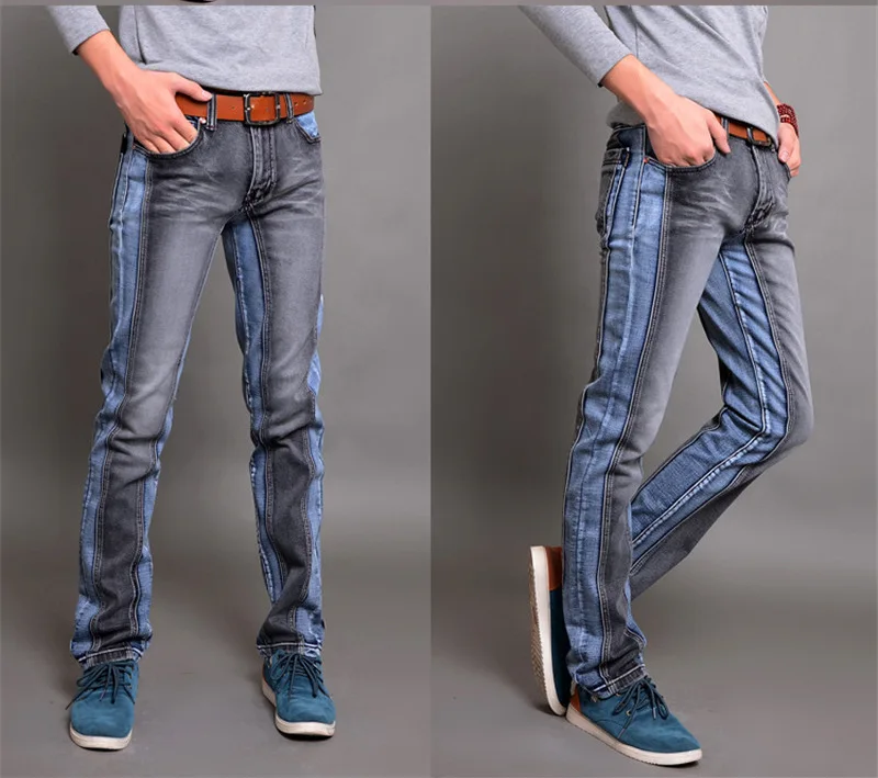 two color jeans mens