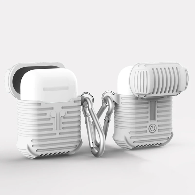 

Silicone Shock Proof funda protectora Cover Case For Apple for AirPods case Earphones for air bag cover 2018 Soft