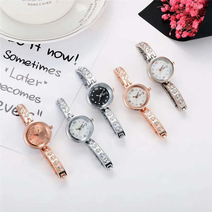 Light Luxury Girl Temperament Watch Bracelet Set Chain Watch Birthday Gift Women's Watch Bracelet Set with Box D25 (15)
