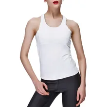 Сексуальная Спортивная футболка для йоги, топ, женская летняя футболка для йоги, тренажерного зала, спорта, без рукавов, рубашки для тренировки сзади, кресты, майка, быстросохнущая спортивная одежда