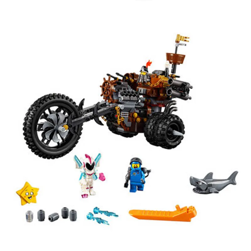 

Presale movies 2 Heavy Metal Motor Trike Set Building Blocks Bricks Assembly House Toys for Kids Christmas Gifts
