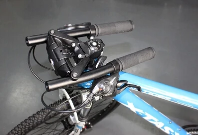25,4 мм ЧПУ 3D ковка Шток+ быстросъемный QR ergotec складной бар MTB горный велосипед регулируемый руль скутер отдых ручка бар