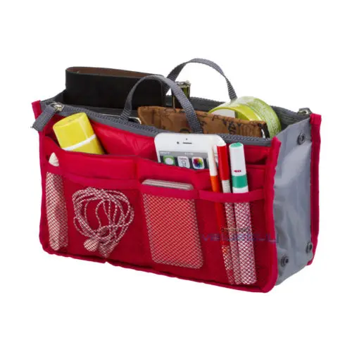 Women Lady Insert Handbag Organiser Purse Large liner Organizer Bag