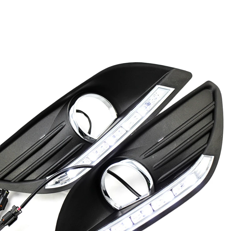 Светодиодные дневные ходовые огни для Ford Focus седан с Foglight 2009-2011