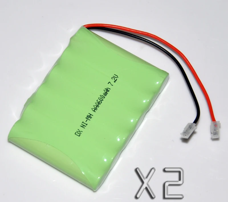

2PCS 7.2V AAA 600mah rechargeable battery pack 3A ni-mh nimh batteries NI MH cell for toys emergency light cordless phone A