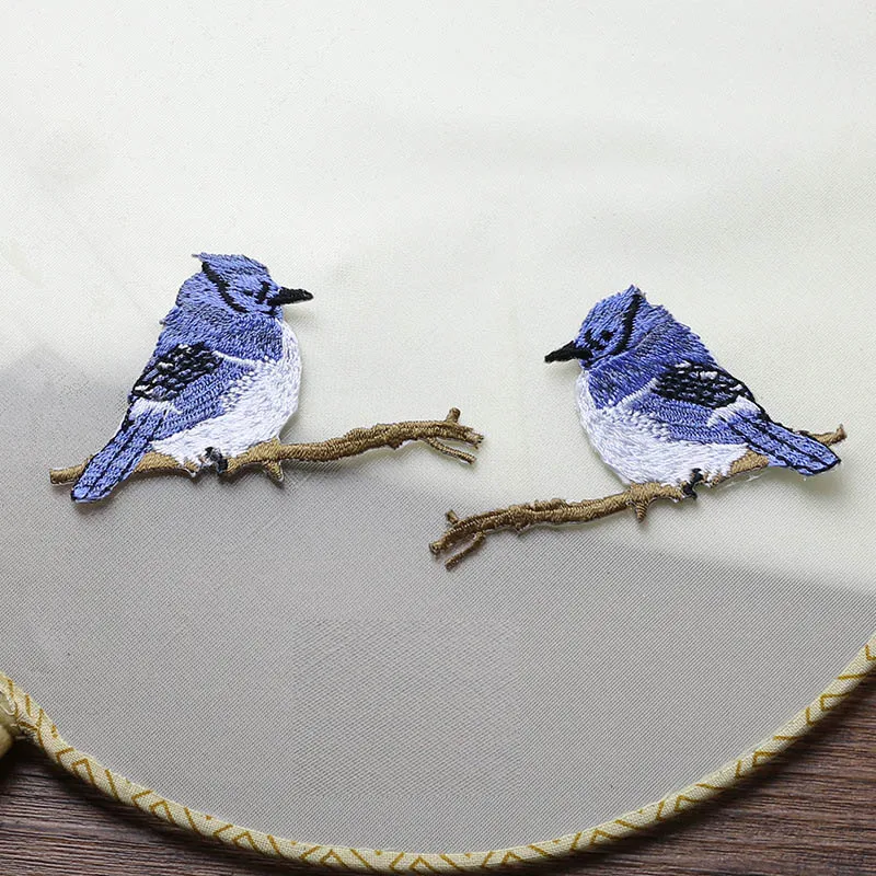 birds embroidery patches for clothes 3