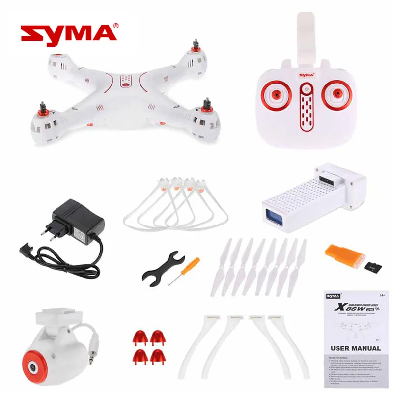 Популярные продажи Syma X8SW Квадрокоптер Радиоуправляемый вертолет Drone FPV системы 720