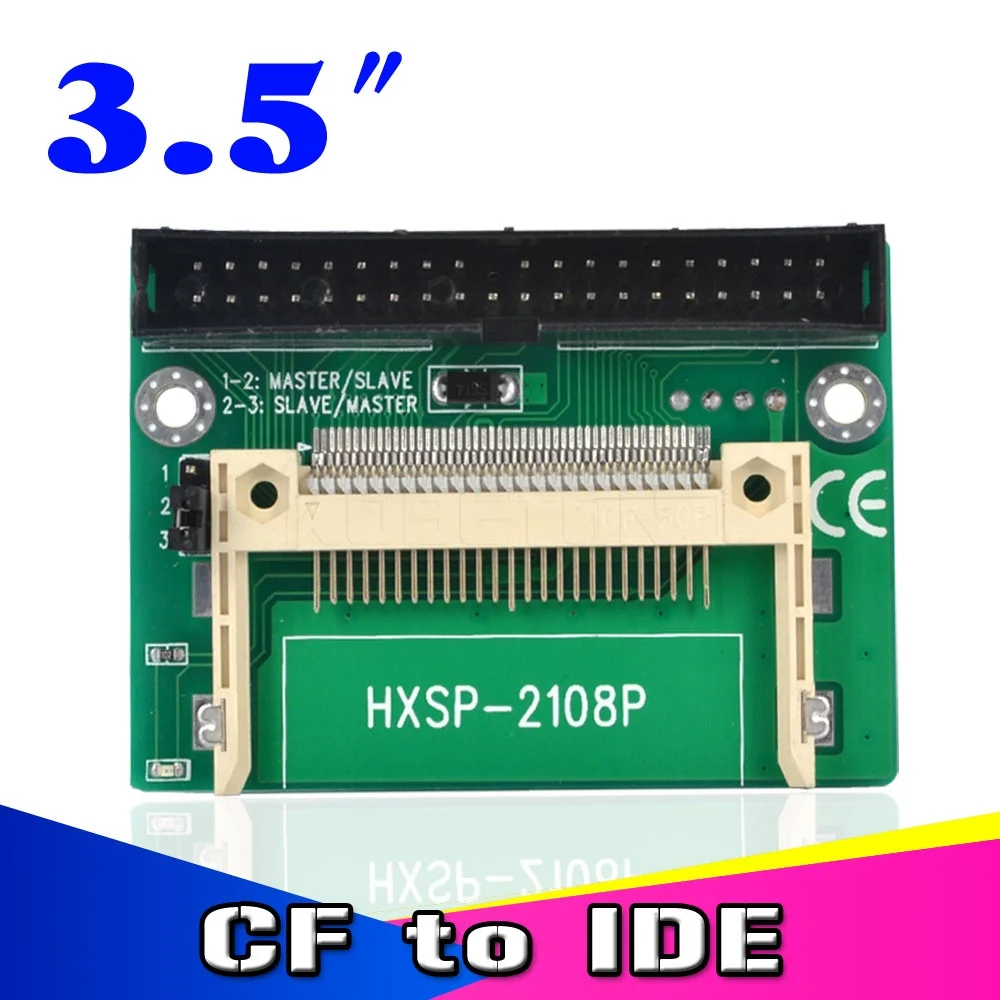 CF to IDE Compact Flash Card Adapter Bootable 40pin CF to IDE 3.5" HDD