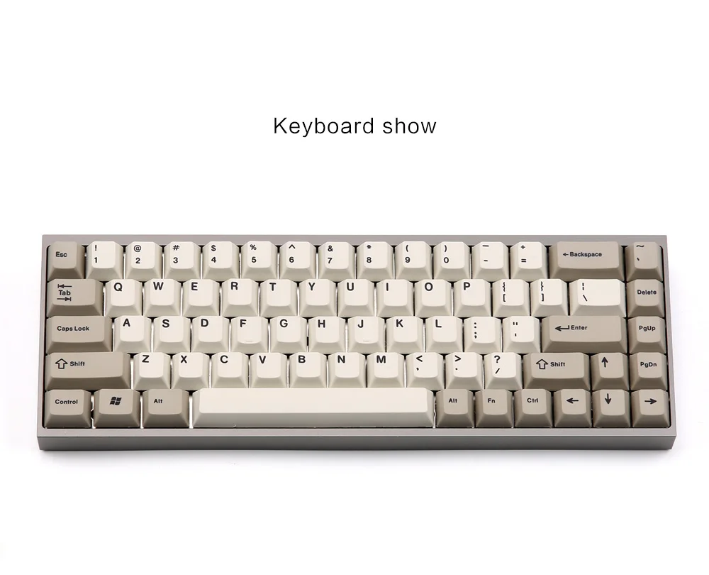 TOFU65 65% Aluminum case for custom mechanical keyboard fit TADA68 DZ65pcb