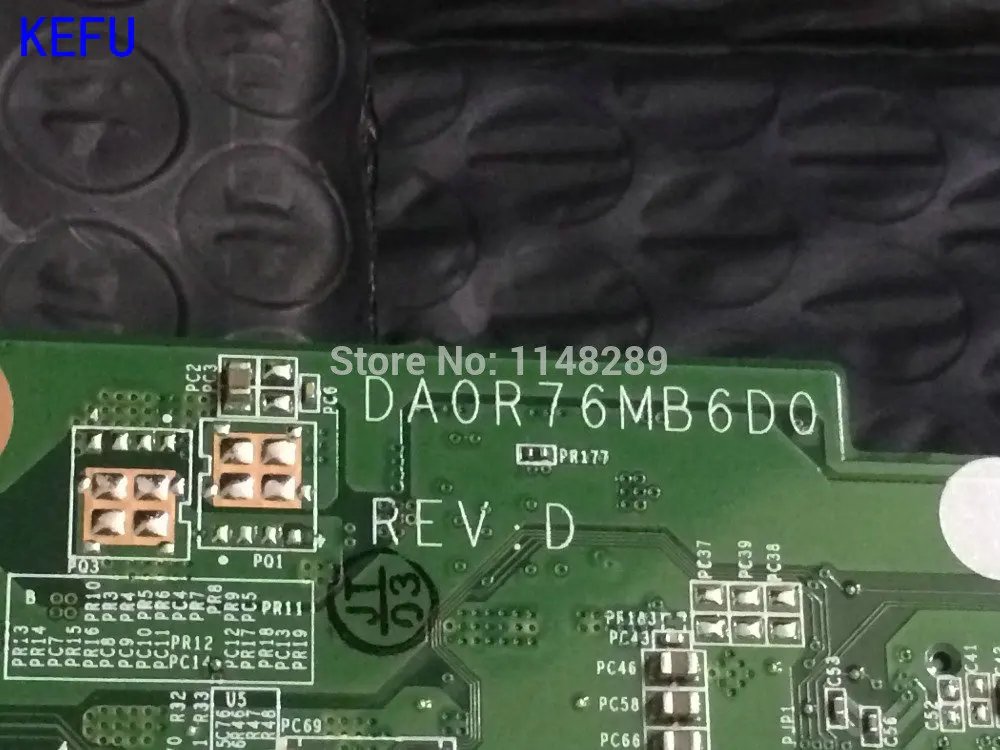 

KEFU NEW DA0R76MB6D0 REV : D laptop Motherboard For HP Pavilion 15-E 17-E NOTEBOOK PC on board processor A4