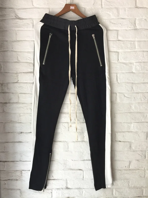 Zipper Pantalons Homme Poche Justin Bieber Style Old School