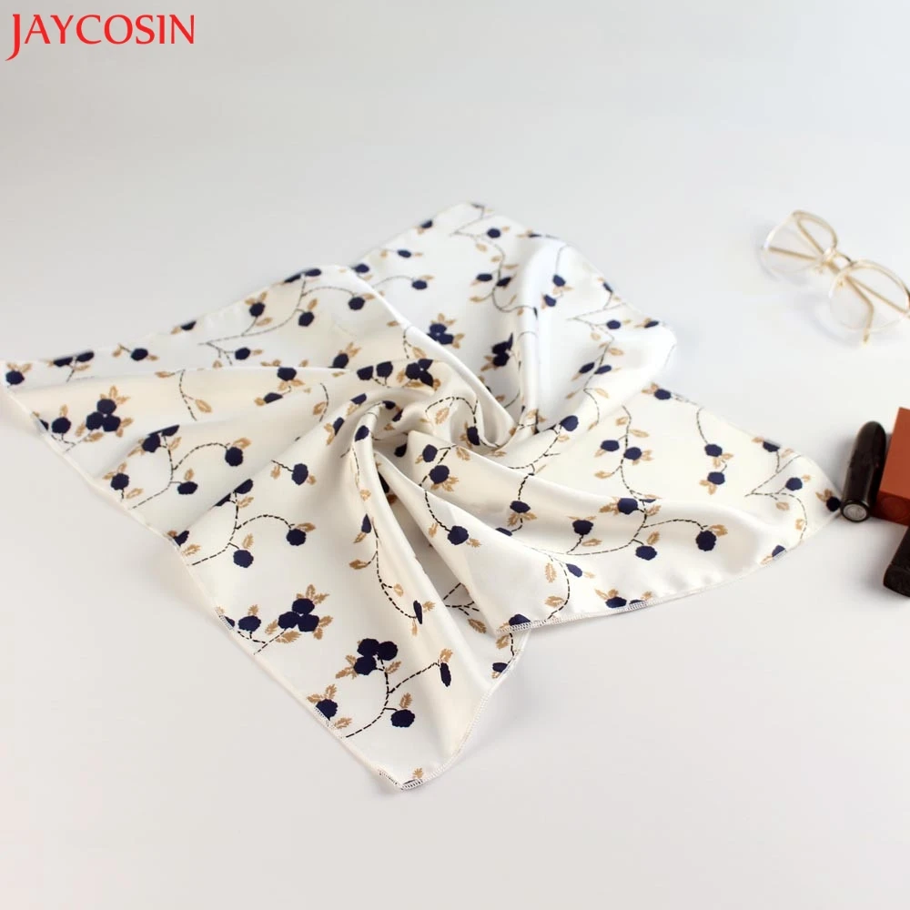 

JAYCOSIN 1PC Scarf Women Summer Sunscreen Printed Soft Chiffon Shawl Wrap Wraps Scarf Scarves Ployester Multicolor White z1207