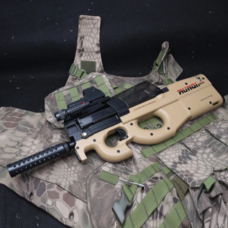 Outdoor Toys Activities Graffiti Edition P90 Electric Paintball Toy Gun Cs Assault Snipe Water Bullet Yogarmony Gr