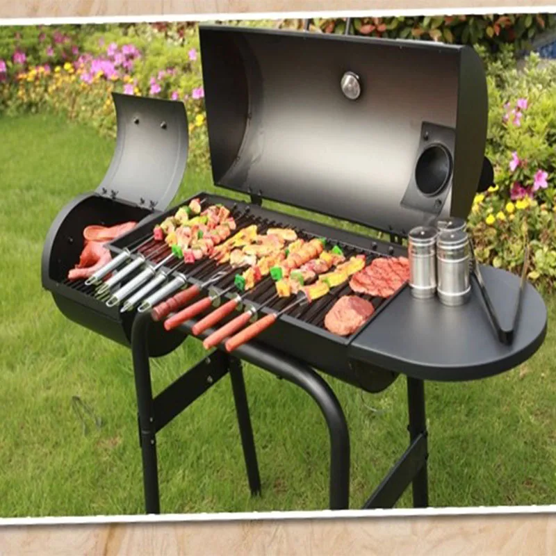 Новое поступление домашний садовый гриль для барбекю BBQ8001B вилла отель толстый