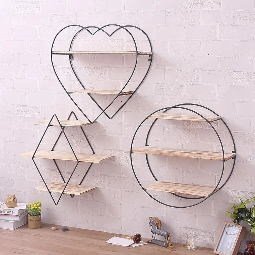 تخزين الرف الإبداعية الحديد الفن خشبية الرجعية جدار خزانة مجلس الوزراء الباب شماعة معطف تخزين الرف المنظم