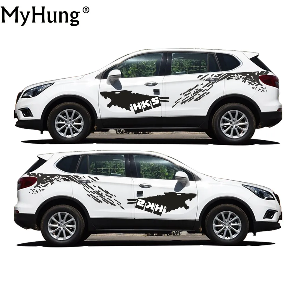 2 шт. водонепроницаемые Стикеры для автомобиля Hyundai Santa Fe|car styling stickers|car accessoriesstyling