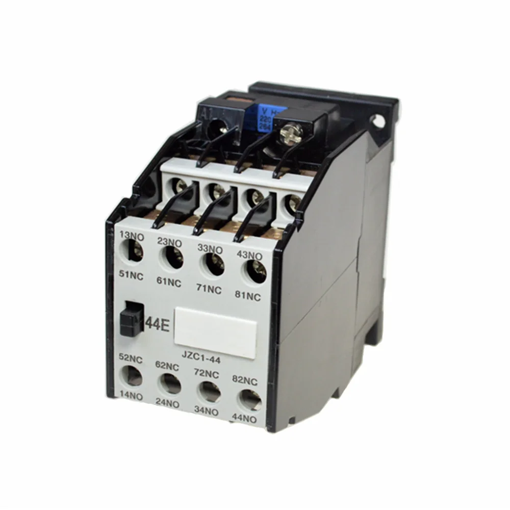 35mm DIN Rail Mount Contactors 4NO 4NC 24V 36V 110V 220V 380V 50Hz Coil Volt Ith 10A AC Motor