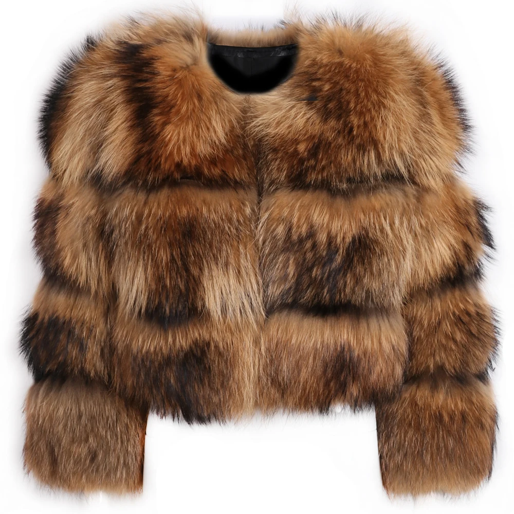 

raccoon fur coat women real fur coat natural raccoon fur coat