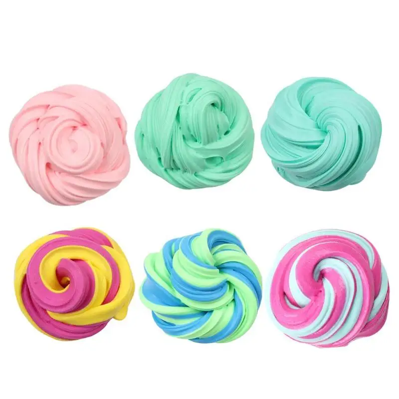 Buy Modeling Clay Slime Fluffy Foam Modeling Kids Hand