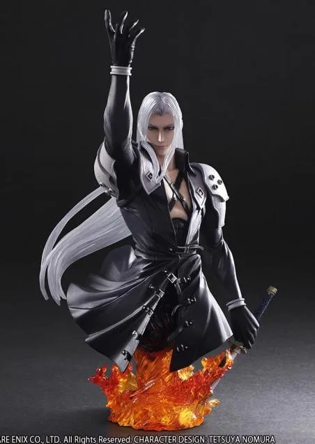 

Anime Game Figure Play Arts Final Fantasy VII Sephiroth PVC Action Figure Kids Christmas Gifts no retail box