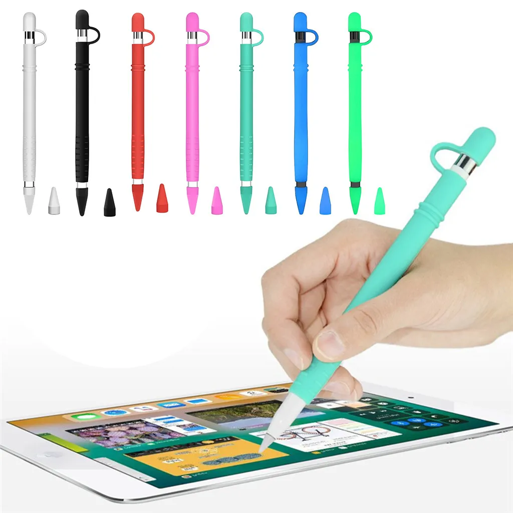 Силиконовый чехол подставка для защиты от потери iPad Pro Apple карандаш стилус ручка