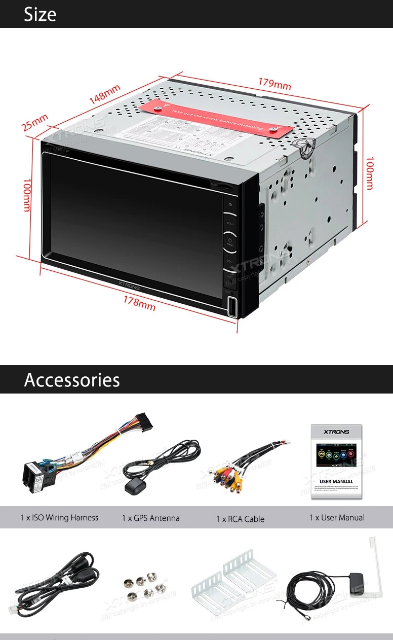 Discount 6.95" Two Din Car DVD Double Din Car Navigation GPS 2 Din Multimedia Player with Built-in Vehicle Standard DAB+ Module 13