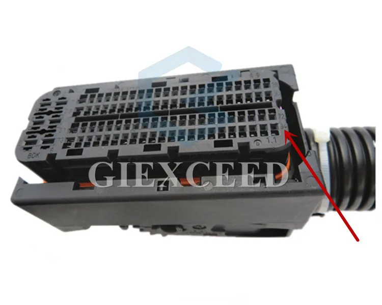 

1 Set EDC17 94 Pin Auto Truck ECU Plug PC Board Socket Common Rail Connector With Wiring Harness For Bosch
