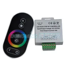 7 шт./лот RGB сенсорный контроллер DC12V 216 Вт Беспроводной LED RGB контроллер сенсорного РФ Панель LED диммер RGB пульт дистанционного управления