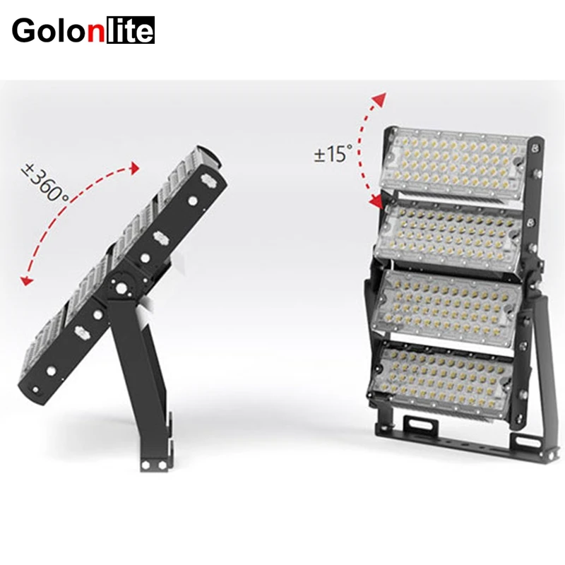 Golonlite 500W Светодиодный прожектор светильник 500 Вт 400W 200W футбола спорта теннисного корта стадион высокого Цена по прейскуранту завода высокое качество 160Lm/w