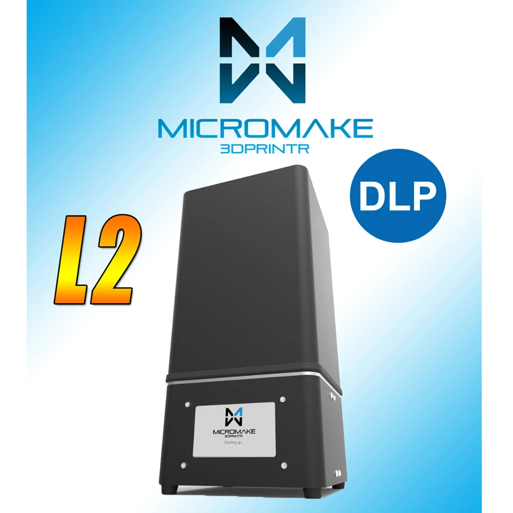 

Micromake 2018 new L2 wifi UV DLP 3d printer volume 108*65*200mm 4.3'' touch screen sla dlp Impresora photon anet a6 a8 gift