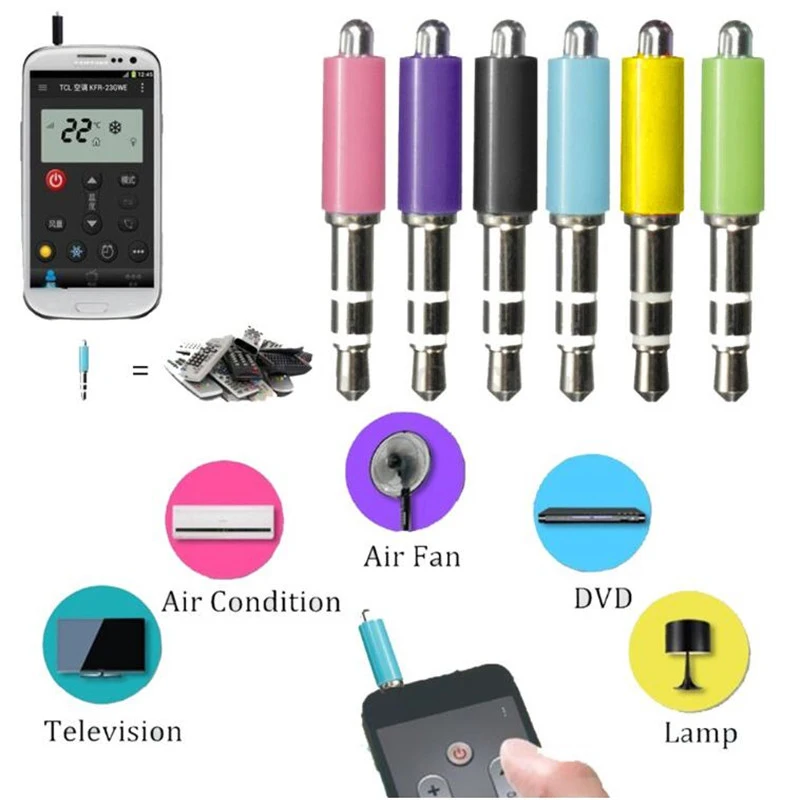 

Universal IR Infrared Remote Control Home Appliances for Smart Phone 3.5mm