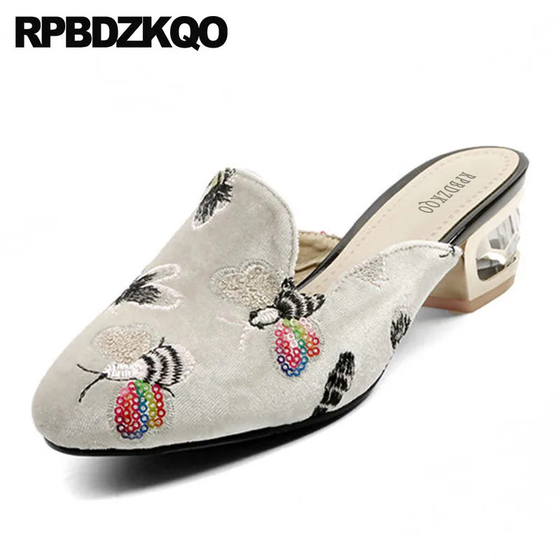 woman shoes luxury brand large size designer slippers slides 43