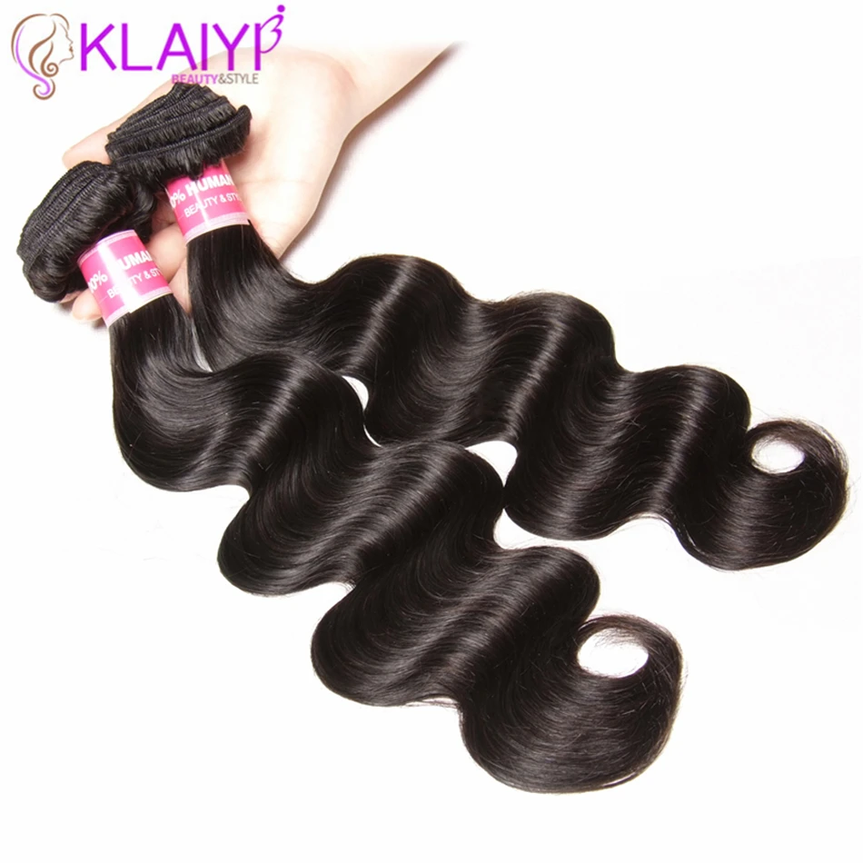 Klaiyi Hair One Piece Body Wave Bundles Brazilian Hair Weave Bundles Human Hair Natural Color Remy Hair Machine Double Weft Klaiyi Hair One Piece Body Wave Bundles Brazilian Hair Weave Bundles Human Hair Natural Color Remy Hair Machine Double Weft
