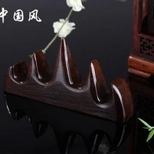 Китайские кисти каллиграфия ручки держатели Высокое качество дерево в форме горы держатели бизнес подарки Китайский стиль Декор ACS010