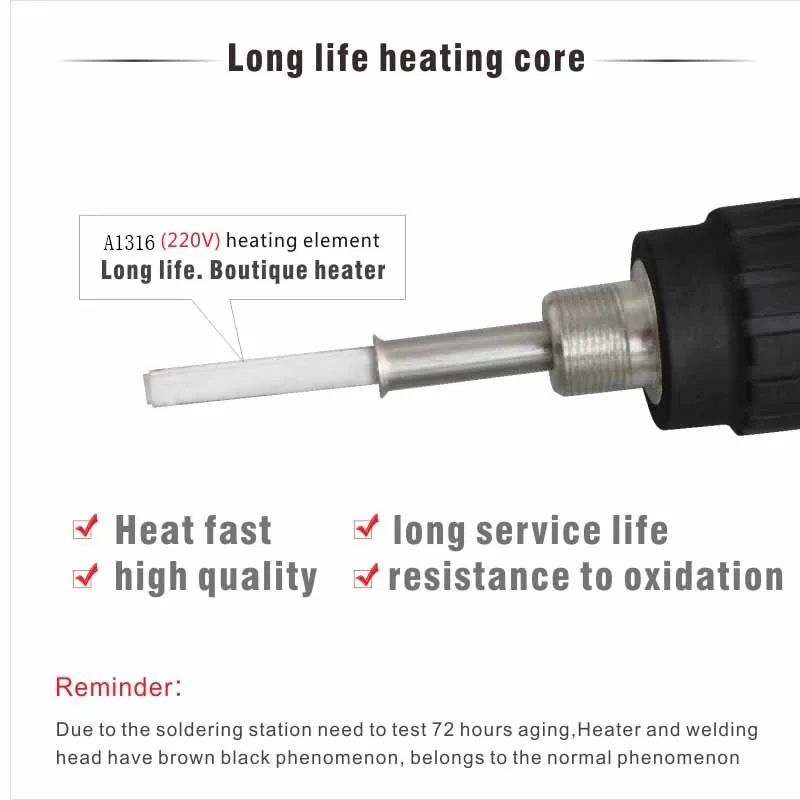 CXG E60WT  Electric Soldering iron LED Digital Adjustable Temperature EU plug Welding Solder Station Heat Pencil Soldering iron (2)