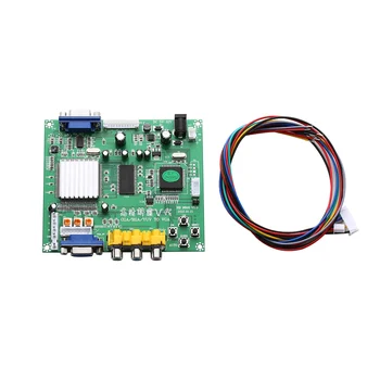 

1PC RGB CGA EGA YUV to VGA HD Video Converter Board Moudle HD9800 GBS8200