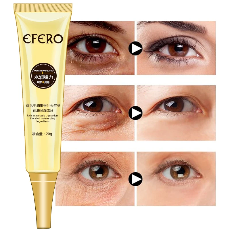 

efero Collagen Eye Cream Repair Eye Serum Dark Circle Moisturizing Anti-Aging Eye Patch Whitening Skin Care Face Cream for Eyes