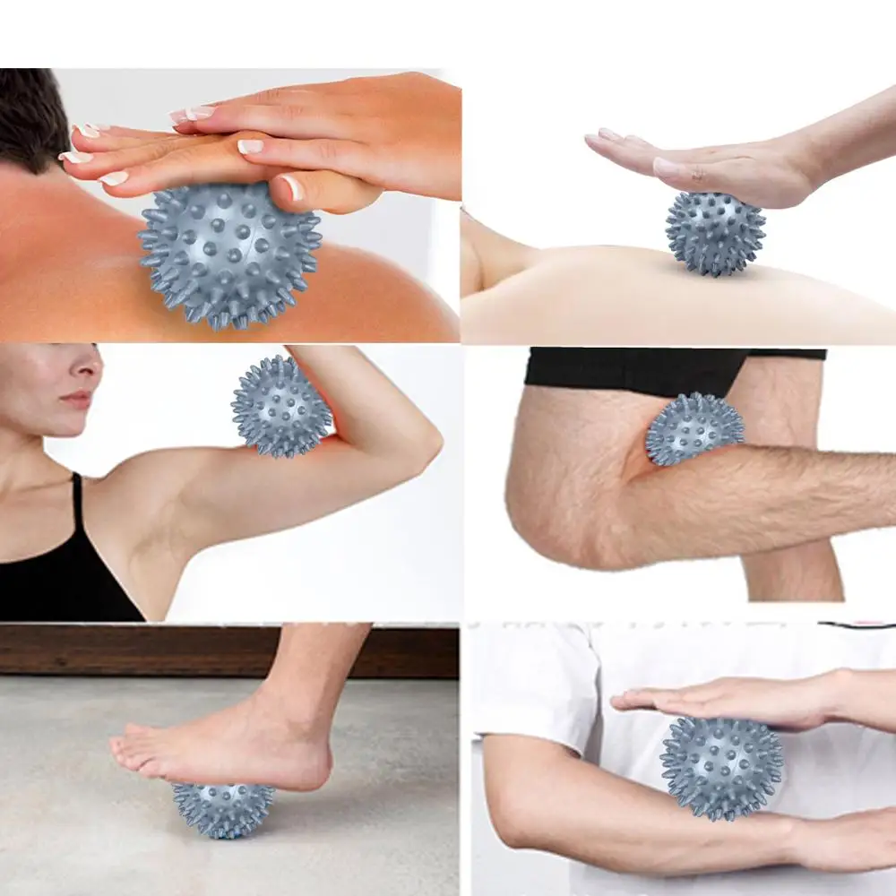 Spiky Massage Gym Ball Best for Plantar Muscle Soreness Foot Back Neck Pain Pilates Yoga Self Massage Relieve (6)