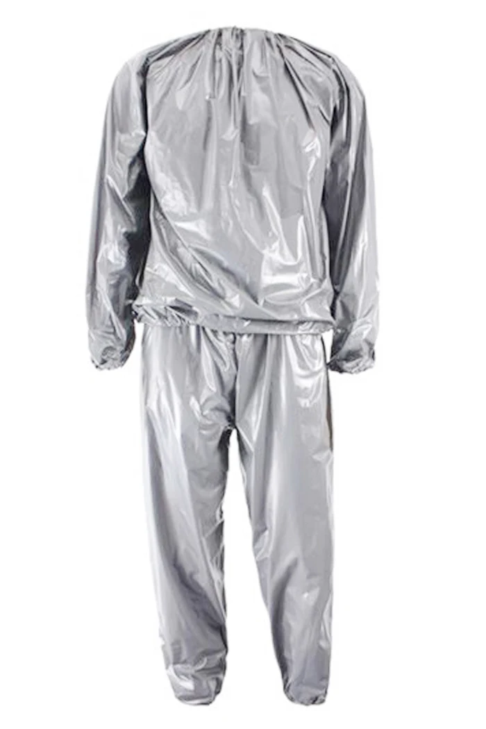 

Fitness Waterproof PVC Sweat Sauna Suits Heavy Duty Weight Loss Anti-Rip Workout Sauna Clothes for Gym Exercise Bodybuilding L