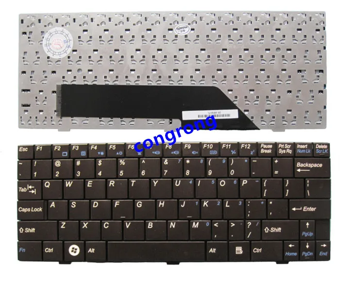 Клавиатура для ноутбука MSI Wind U135 U135DX U160 U165 U100 U180 американский