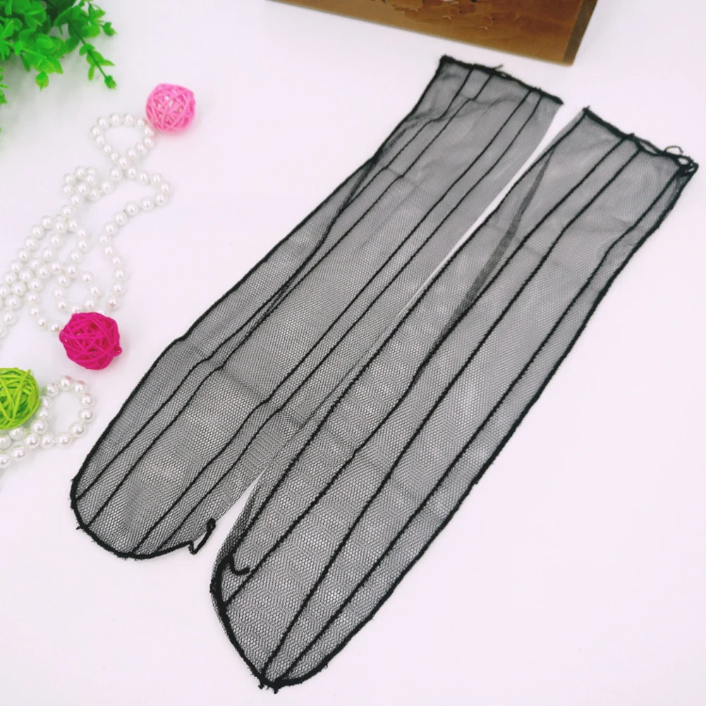 Кружевные носки, женские сексуальные винтажные кавайные носки по щиколотку для девочек, прозрачные носки, прозрачные тонкие черные сетчатые носки - Цвет: Straight