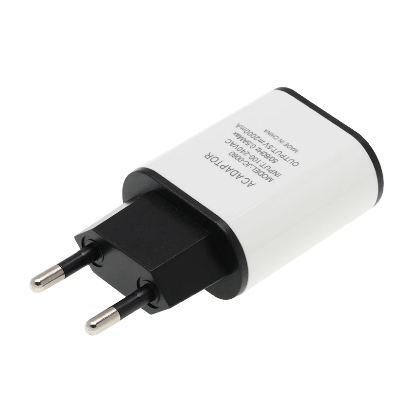 5 в 2A USB адаптер питания ЕС вилка настенное дорожное зарядное устройство для iphone для samsung S9 зарядка мобильного телефона 50 шт