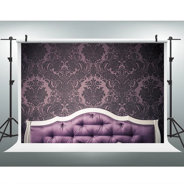 Children Photography Backdrops Purple Sofa Bed Head Birthday Photo Children Photography Backdrops Purple Sofa Bed Head Birthday Photo Background Full Rest Baby Backgrounds For