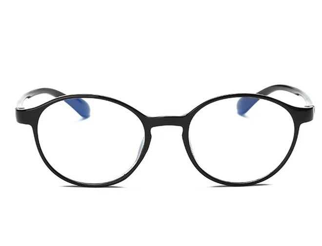 YOOSKE TR90 очки для чтения, женские и мужские, ультра-светильник, полимерный материал, женские и мужские очки для чтения, очки для дальнозоркости, 1,0, 1,5, 2,0, 2,5 - Цвет оправы: Черный