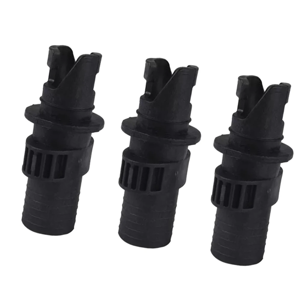 High Strong Plastic Pack of 3 Inflatable Marine Yacht Boat Kayak Air Valve Adapter Inflation Air Pump Hose Screw Valve Connector
