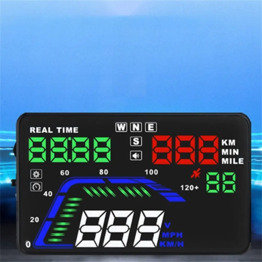 

Car Head Up Display HD Screen Display GPS Speed Warning System Fuel Consumption Car Display Device