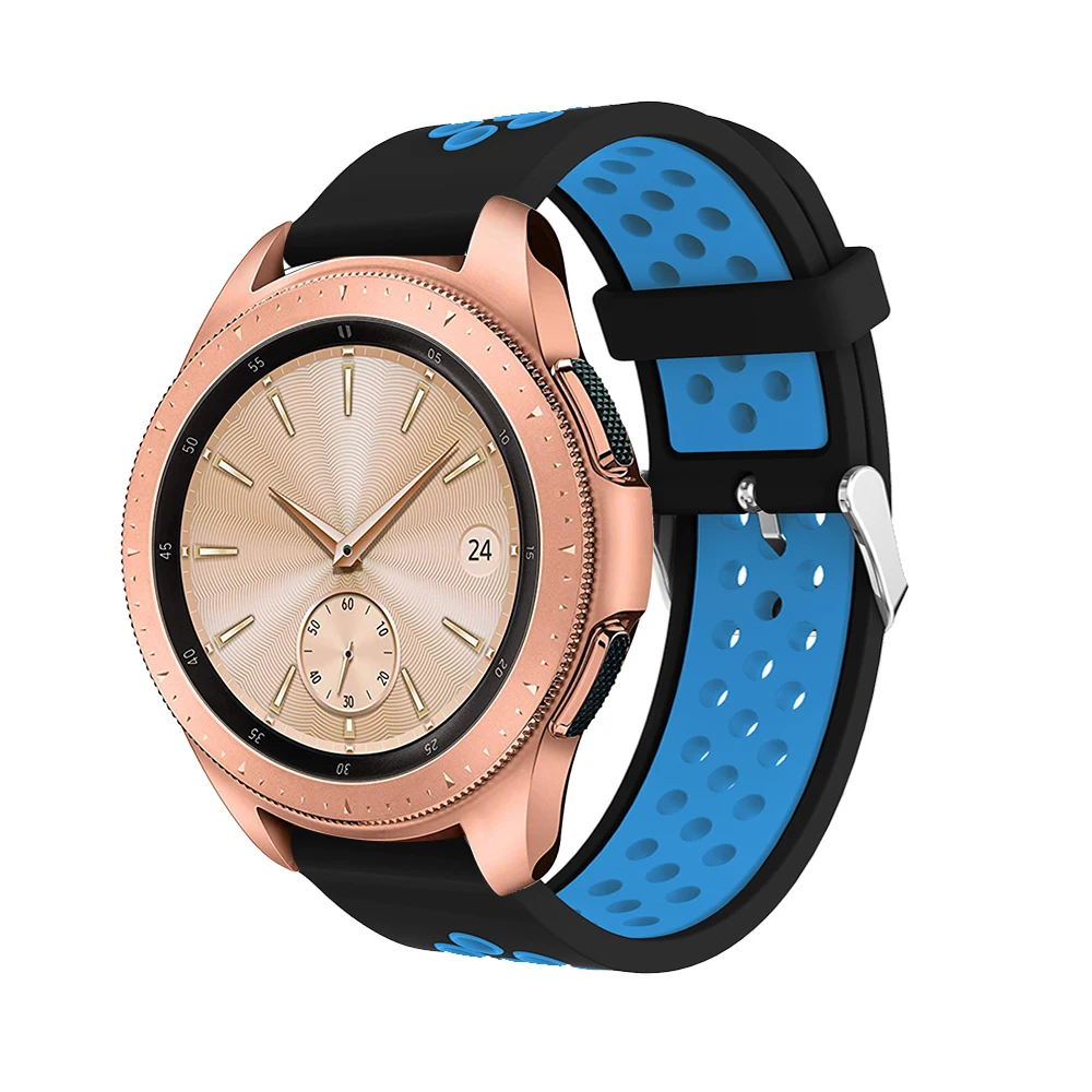 Спортивный силиконовый ремешок для Samsung Galaxy Gear S2 спортивный резиновый Huami Amazfit Bip