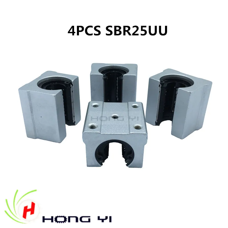 

4 PCS / set SBR25UU Linear slide block for SBR25 Linear guide CNC XYZ