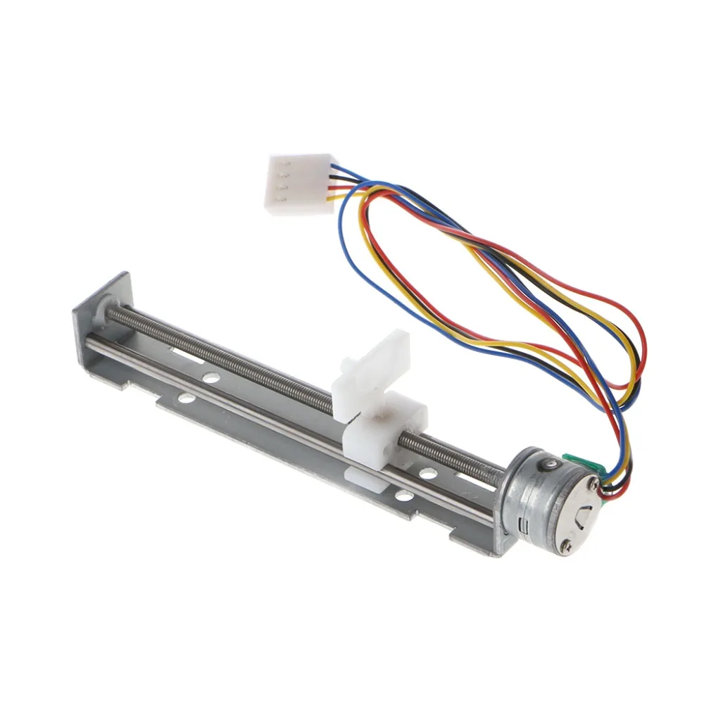 

DC 4-9V Drive Stepper Motor Screw with Nut Slider 2 Phase 4 Wire For Laser Engraving