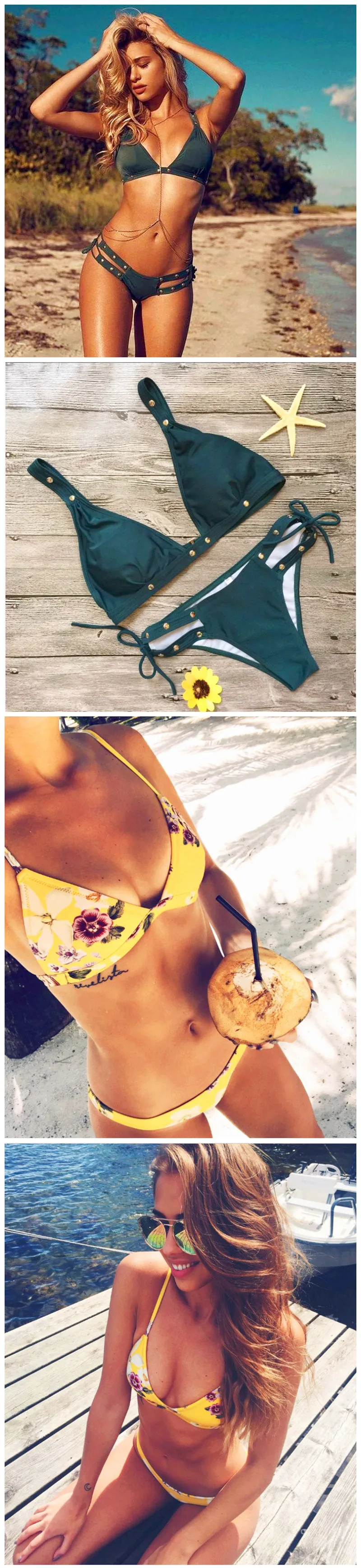 UMILIFE Bikini Set 2017 High Quality Bikini Push Up Sexy Thong Swimsuit Halter Padded Swimwear Women Brazilian Bathing Suit 17 UMILIFE Bikini Set 2017 High Quality Bikini Push Up Sexy Thong Swimsuit Halter Padded Swimwear Women Brazilian Bathing Suit 17